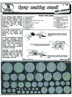 Royal Model - Spray masking stencil