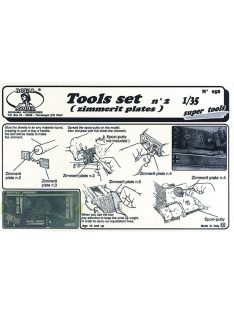 Royal Model - Tool set n. 2 for zimmerit application