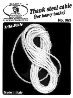 Royal Model - Tank steel cables (for heavy tanks