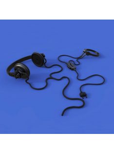 Royal Model - German tanker head phones set-WWII  3D printed