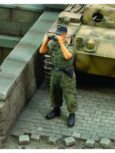   Royal Model - Waffen SS tanker looking through binoculars-WWII