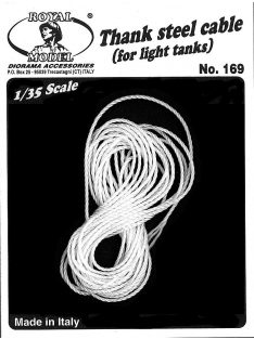 Royal Model - Tank steel cables No. 2-for light tanks