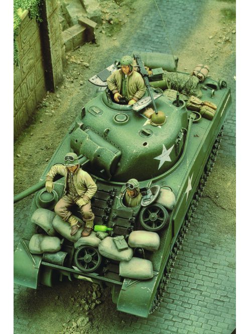 Royal Model - U.S. Sherman crew - WWII