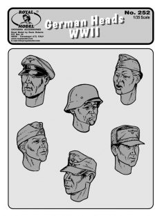 Royal Model - German heads WWII n.1