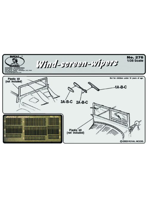 Royal Model - Wind screen wipers