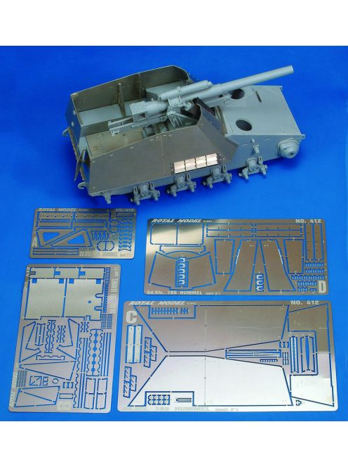 Royal Model - Sd. Kfz. 165 HUMMEL part 2 (for Dragon kit)