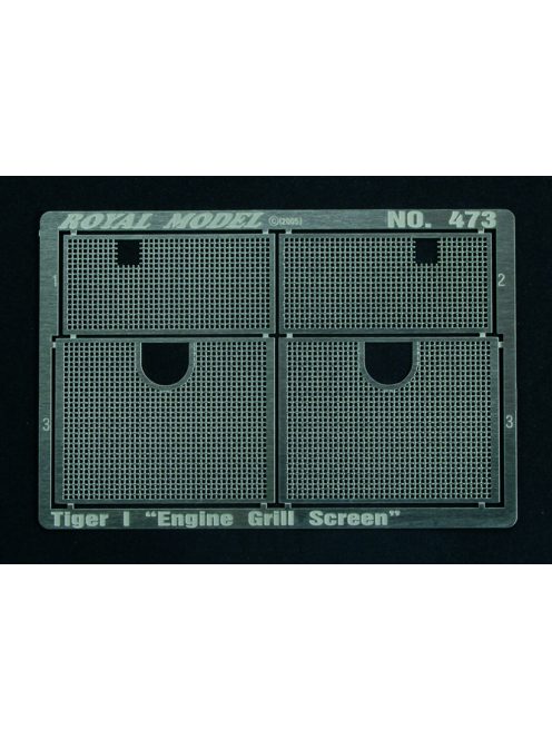 Royal Model - Engine Grill Screen Tiger I (for Dragon kit)