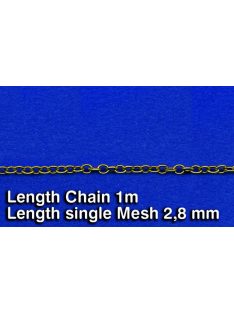 Royal Model - Metal Chain (D) Length single Mesh 2,8 mm