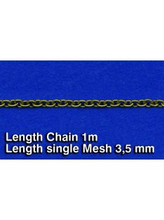 Royal Model - Metal Chain (F) Length single Mesh 3,5 mm