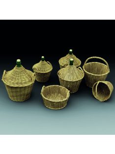 Royal Model - Demijohns and wicker baskets