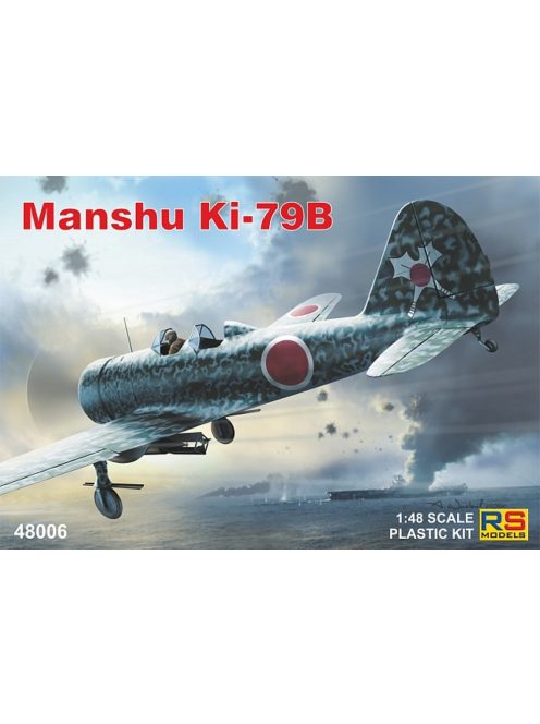 RS Models - Plastikový model letadla 1/48 Manshu Ki-79 B Trainer   3 decal v. for Japan, Indonesia