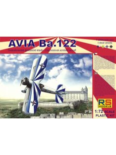   RS Models - Plastikový model letadla 1/72 Avia Ba.122 with Avia Rk17 5 decal v. for Czech, Luftwaffe, Slovakia, 