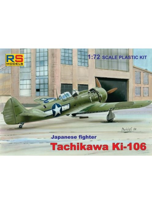 RS Models - Plastikový model letadla 1/72 Tachikawa Ki-106 2 decal v. for Japan, USA