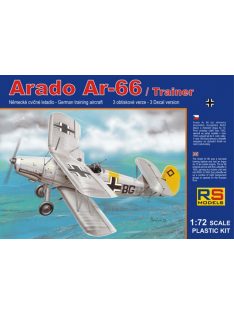   RS Models - Plastikový model letadla 1/72 Arado 66 Trainer Luftwaffe 3 decal v. for Luftwaffe