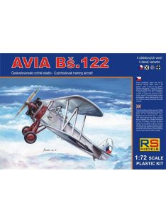   RS Models - Plastikový model letadla 1/72 Avia Bš-122 trainer 5 decal v. for Bulgaria, Czech, Luftwaffe, Slovaki