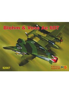   RS Models - Plastikový model letadla 1/72 Blohm and Voss Ae 607  3 decal v. for Luftwaffe, USA, USSR