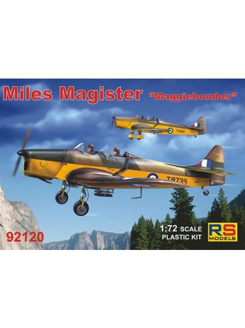 RS Models - Plastikový model letadla 1/72 Miles Magister "Maggiebomber" 4 decal v. for GB, Estonia, Australia