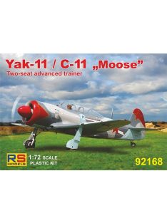   RS Models - Plastikový model letadla 1/72 Yak-11 / C-11 "Moose" 4 decal v. for War birds