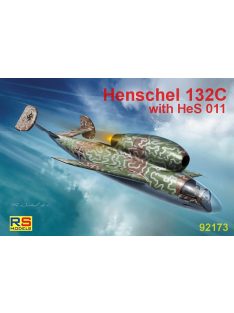   RS Models - Plastikový model letadla 1/72 Henschel  Hs-132 C 5 decal v. for Luftwaffe, Japan, GB