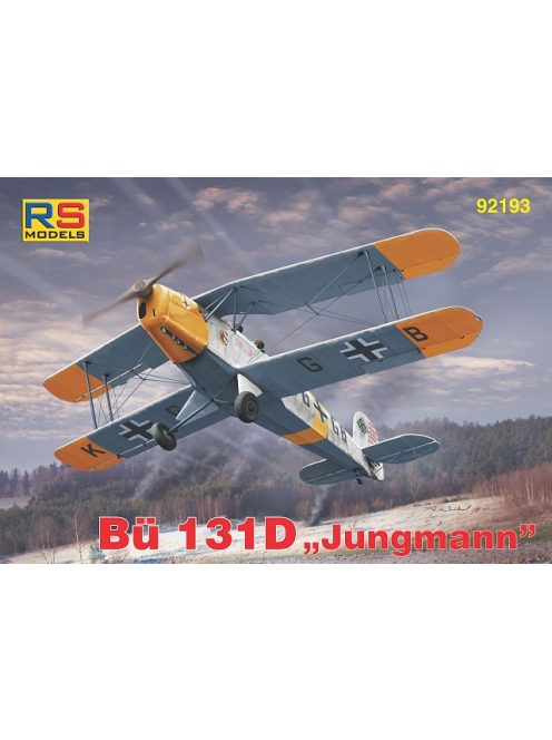 RS Models - Plastikový model letadla 1/72 Bücker Bü-131 D 5. decal v. for Luftwaffe, Hungary, Croatia