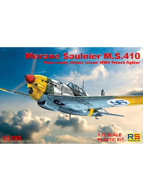 RS Models - Plastikový model letadla 1/72 Morane Saulnier 410 4. decal v. for Finland, France