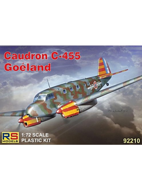 RS Models - Plastikový model letadla 1/72 Caudron C-445 Goeland 4 decal v. for France