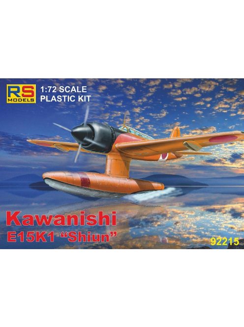 RS Models - Plastikový model letadla 1/72 Kawanishi E15 K 4 decal v. for Japan