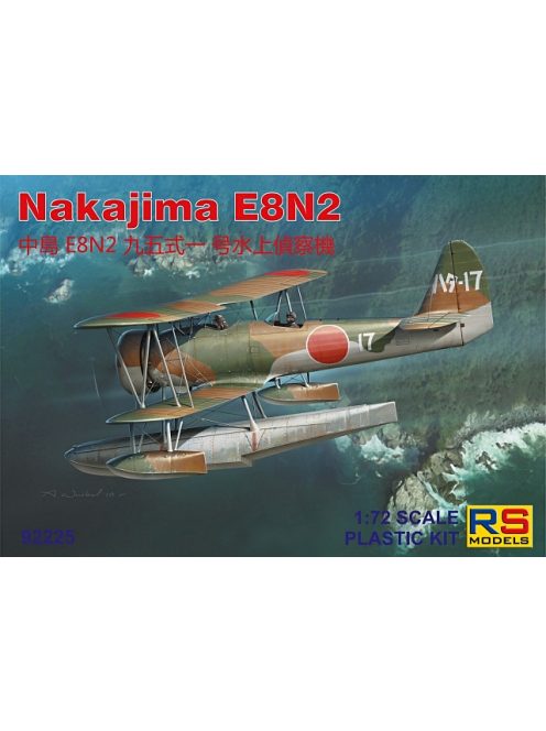 RS Models - Plastikový model letadla 1/72 Nakajima E8N2 4 decal v. for Japan, Thailand