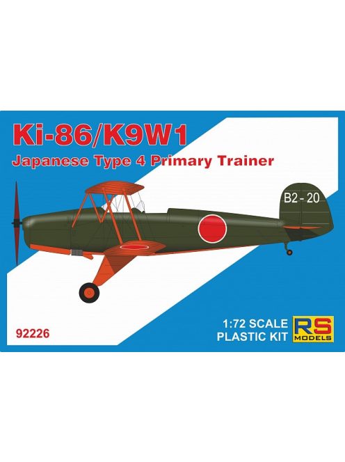 RS Models - Plastikový model letadla 1/72 Kosukai Ki-86 4 decal v. for Japan, China, Great Britain