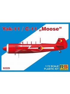   RS Models - Plastikový model letadla 1/72 Yak-11 / C-11 "Moose" 5 decal v. for NDR