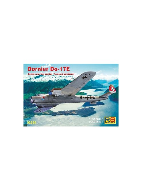 RS Models - Plastikový model letadla 1/72 Dornier 17 E 4 decal v. for Luftwaffe, Croatia, Spain