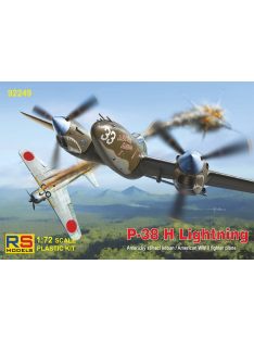   RS Models - Plastikový model letadla 1/72 P-38 H Lightning 4 decal v. for USA