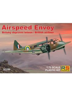   RS Models - Plastikový model letadla 1/72 Airspeed Envoy 4 decal v. for Spain,  Nanking, RAF