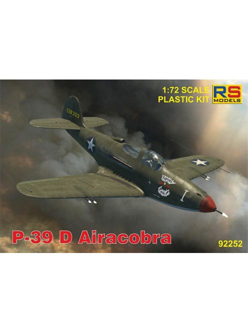 RS Models - Plastikový model letadla 1/72 P-39 D/F/K Airacobra 6 decal v. for USA, USSR