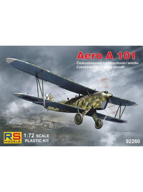 RS Models - Plastikový model letadla 1/72 Aero A-101 5 decal v. for Czechslovakia, Spain