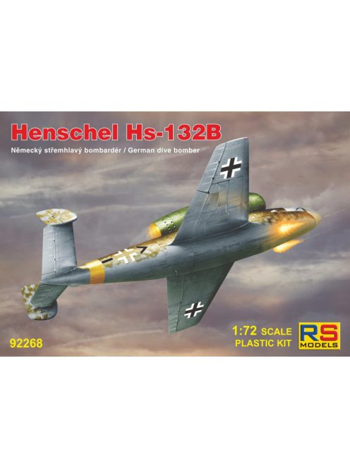 RS Models - Plastikový model letadla 1/72 Henschel Hs-132B