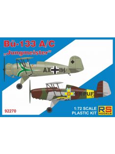 RS Models - Plastikový model letadla 1/72 Bücker 133 A/C