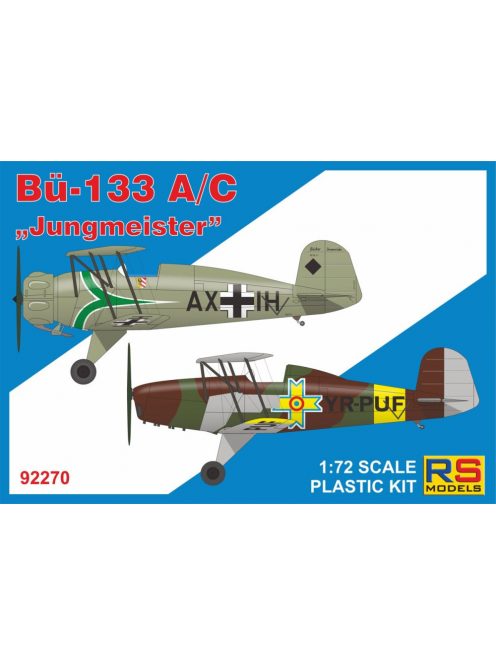 RS Models - Plastikový model letadla 1/72 Bücker 133 A/C