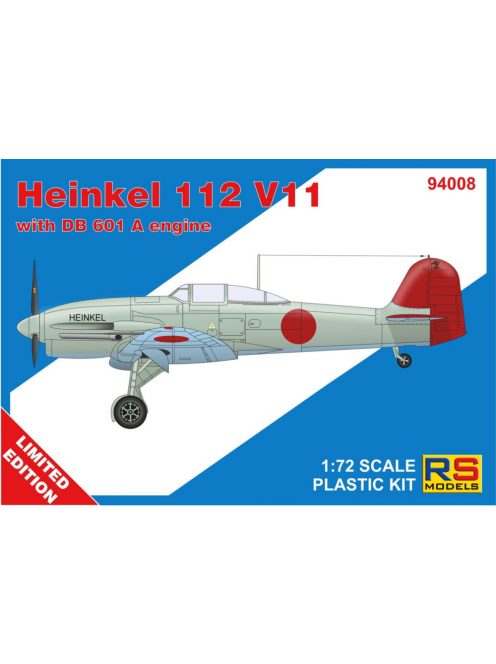 RS Models - 1/72 Heinkel 112 V11 - 3 decal v. for Germany, Japan, Luftwaffe