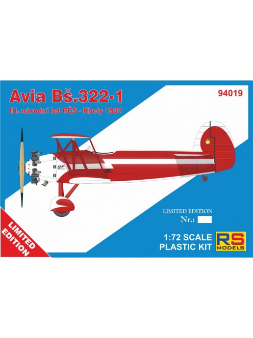 RS Models - 1/72 Avia Bš.322.1 - RS Models