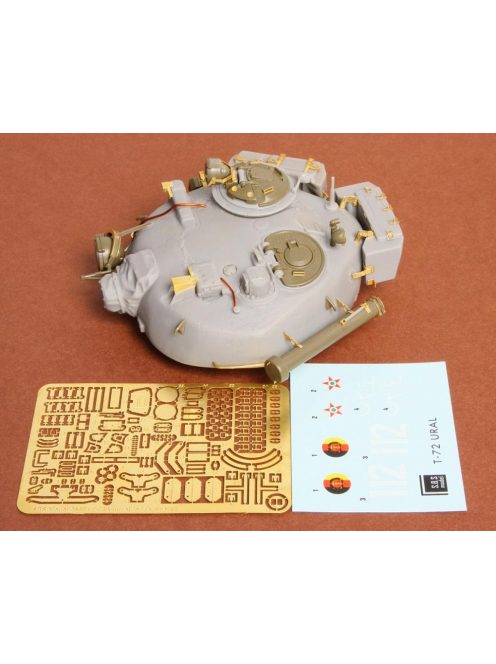 SBS Model - 1/35 T-72 Ural turret with optical rangefinder - Resin+PE+decal for Tamiya