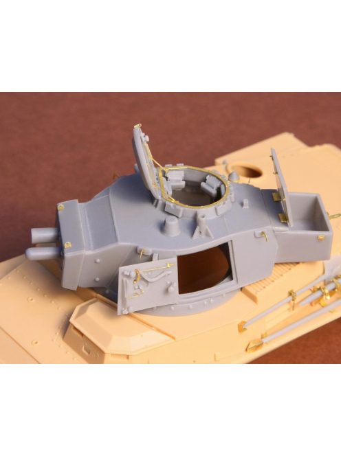 SBS Model - 1/35 Toldi II (B40) corrected turret - Resin + PE for Hobby boss