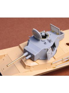   SBS Model - 1/35 Toldi II (B40) corrected turret (with metal gun barrel) - Resin+PE+Brass for Hobby boss