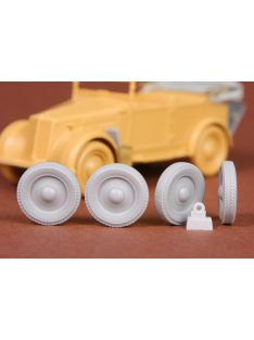   SBS Model - 1/35 Fiat 508CM Coloniale wheel set - Resin for Italeri