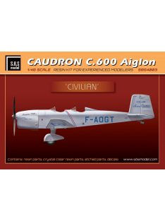   SBS Model - 1/48 Caudron 600 'Civilian' - Resin+PE+decal - Full resin kit