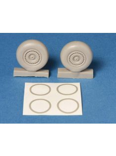   SBS Model - 1/48 Do-217 Main wheels - Resin + Mask for Revell/Monogram