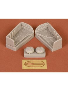   SBS Model - 1/48 Ar-234 Wheel bays - Resin + PE for Revell/Hasegawa