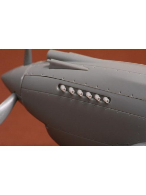 SBS Model - 1/48 P-40 exhaust - Resin for Airfix