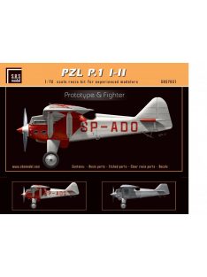   SBS Model - 1/72 PZL P.1 I/II 'Prototype & Fighter' - Resin+PE+decal - Full resin kit