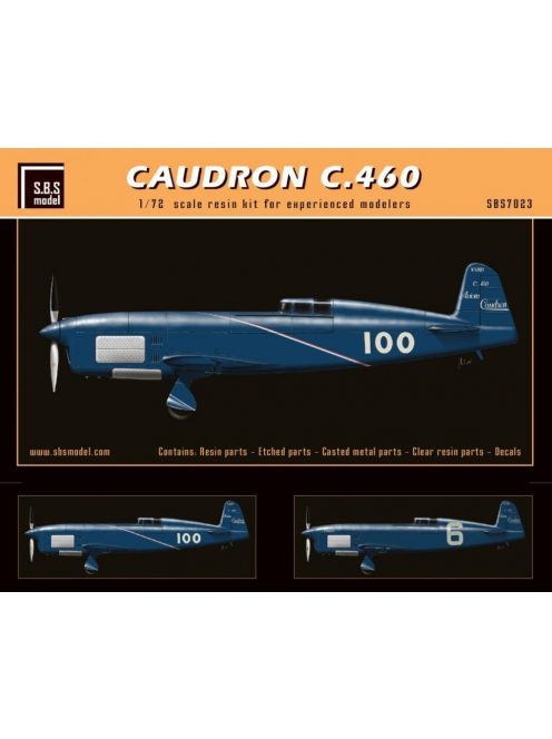 SBS Model - 1/72 Caudron C.460 - Resin+PE+decal - Full resin kit